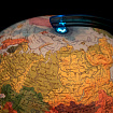 Глобус интерактивный + очки VR, физический / политический, GLOBEN, 32 см, рельефный, с подсветкой, INT13200290
