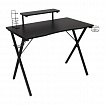 Стол компьютерный на металлокаркасе BRABIX "TECH GT-002", 1000х635х750 мм, черный, 641858