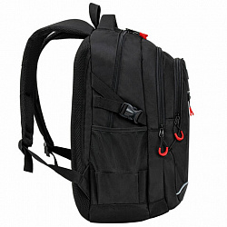 Рюкзак BRAUBERG CONTENT универсальный, 3 отделения, светоотражающий принт, "Br(ok)en", 47х33х18 см, 273845