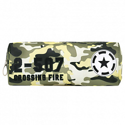 Пенал мягкий ПИФАГОР, 1 отделение, ПВХ, ассорти "Camouflage", 20х7х4 см, 273828