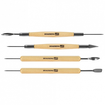 Набор инструментов для лепки и моделирования 42 шт. в подарочной коробке, BRAUBERG ART CLASSIC, 271175