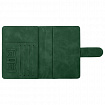 Обложка для паспорта и документов с защитой от считывания, 9 карманов, магнит, экокожа, зеленая, BRAUBERG, 238758