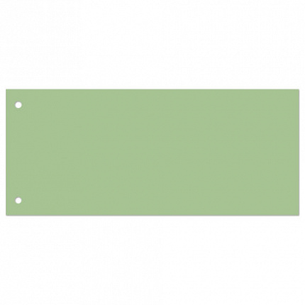 Разделители листов (полосы 240х105 мм) картонные, КОМПЛЕКТ 100 штук, зеленые, BRAUBERG, 223971