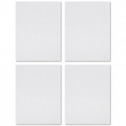 Холсты на магните прямоугольные НАБОР 4 шт., 6х8 см, 280 г/м2, 100% хлопок, BRAUBERG ART CLASSIC, 192335