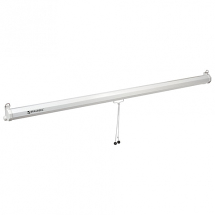 Экран проекционный настенный (180х180 см), матовый, 1:1, BRAUBERG "WALL", 236726