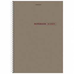 Тетрадь А4 96 л. ОФИСМАГ гребень, клетка, обложка картон, МОРАНДИ, 405635