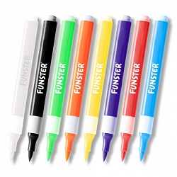 Аквагрим аквамаркеры для лица и тела, 8 цветов, FUNSTER (ФАНСТЕР), 152608