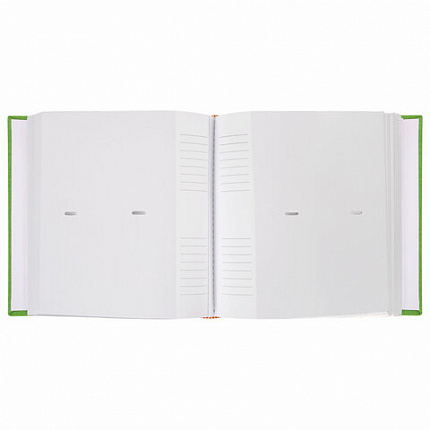 Фотоальбом BRAUBERG "Лайм" на 200 фото 10х15 см, ткань, зеленый, 391189