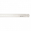 Линейка металлическая 100 см, BRAUBERG, европодвес, 210311