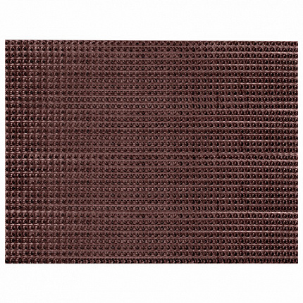 Коврик придверный 45х60 см, ВЕНГЕ пластиковый грязезащитный толщина 10 мм, "ТРАВКА", PRIMILA (ПРИМИЛА), 701064