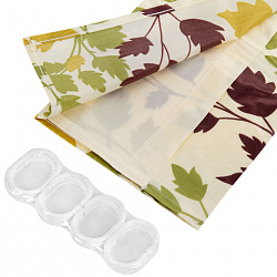 Шторка для ванной ПОЛИЭСТЕР, 180х180 см, кольца в комплекте, ФЛОРА, PRIMILA (ПРИМИЛА), 700080