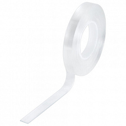 Многоразовая двухсторонняя прозрачная крепежная лента, скотч NANO tape, 5 м x 1 см, толщина 1 мм, WBZ (ВБЗ), 700424