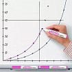 Маркер стираемый для белой доски РОЗОВЫЙ CENTROPEN "Dry-Wipe", круглый наконечник, 2,5 мм, 8559, 5 8559 0103