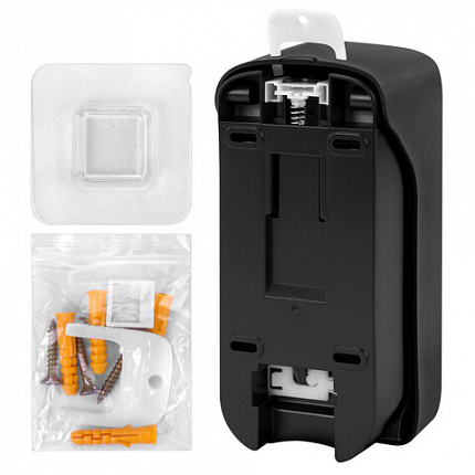 Дозатор для жидкого мыла LAIMA PROFESSIONAL PREMIUM BLACK, НАЛИВНОЙ, 0,5 л, черный, ABS-пластик, 609518