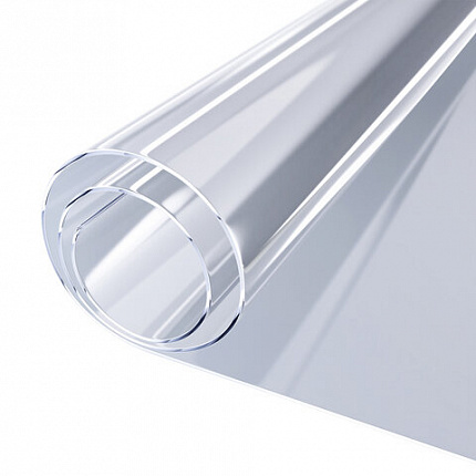 Коврик-подкладка, скатерть ПВХ прозрачная, гибкое/мягкое стекло, 120х75 см, 0,8 мм, DASWERK (ДАСВЕРК), 607879