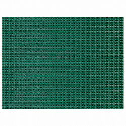 Коврик придверный 45х60 см, ЗЕЛЕНЫЙ пластиковый грязезащитный, толщина 10 мм, "ТРАВКА", PRIMILA (ПРИМИЛА), 701065