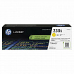 Картридж лазерный HP (W2302X) Color LaserJet Pro 4303/4203, № 230X, желтый, оригинальный, ресурс 5500 страниц