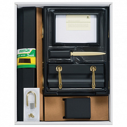 Набор подарочный настольный BESTAR "Ares" из дерева, 8 предметов, цвет "черное дерево", 236354