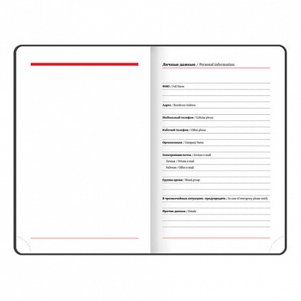 Ежедневник недатированный МАЛЫЙ ФОРМАТ А6 (100х150 мм) BRAUBERG "Select", балакрон, 160 л., черный, 123480