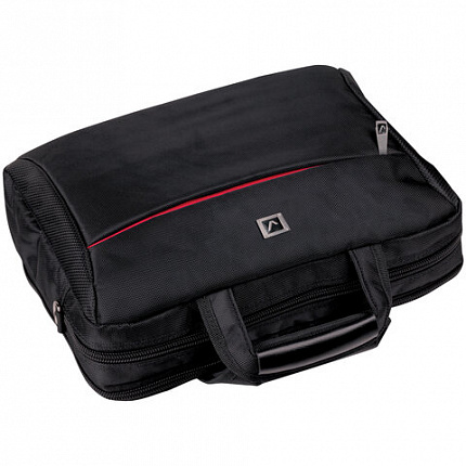 Сумка-портфель BRAUBERG с отделением для ноутбука 15-16", "Control 2", 2 отделения, черная, 41х32х10 см, 240397