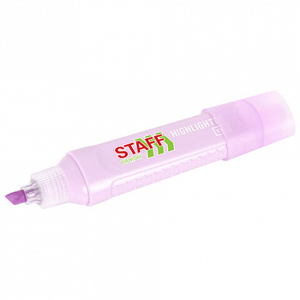 Набор текстовыделителей 12 ЦВЕТОВ, STAFF EVERYDAY HL-707, 6 неоновых цветов + 6 пастельных цветов, линия 1-5 мм, скошен. наконечник, 152552