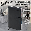 Ежедневник датированный 2027 А5 148х218 мм, GALANT "Ritter", под кожу, черный, 118079