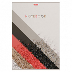 Тетрадь А4 96л. HATBER скоба, клетка, матовая ламинация, Арт-линии (микс в спайке), 083546, 96Т4лВ1