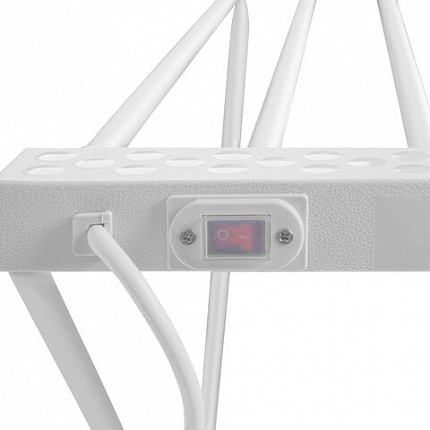 Сушилка для белья электрическая, напольная, раскладная, алюминиевая, нагрев 60 °С, LAIMA HOME, 700977