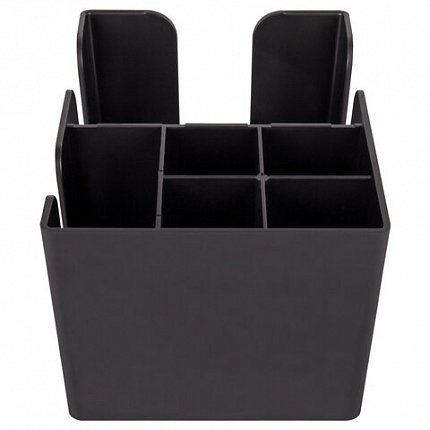 Подставка органайзер барный (шесть отделений) для салфеток, сахара, размешивателей, зубочисток, трубочек, ложечек, LAIMA, 608100