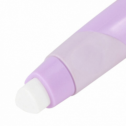 Ластик выдвижной BRAUBERG "REWIND", 112х21х24 мм, белый, пастельные цвета корпуса ассорти, 272686