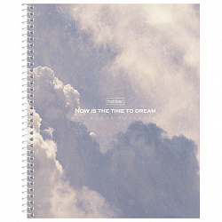 Тетрадь А5 96 л., HATBER, спираль, клетка, матовая ламинация, "Dream" (микс в спайке), 093671, 96Т5лВ1сп
