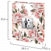 Фотоальбом BRAUBERG "Flowery love" на 200 фото 10х15 см, твердая обложка, окно под фото, 391424