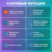 Калькулятор настольный BRAUBERG EXTRA-12-BU (206x155 мм), 12 разрядов, двойное питание, СИНИЙ, 250482
