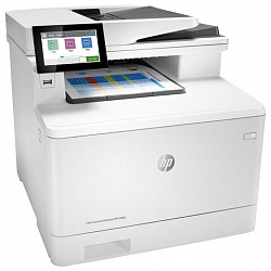 МФУ лазерное ЦВЕТНОЕ HP Color LJ Enterprise M480f "4 в 1", А4, 27 стр./мин., 55000 стр./мес, ДУПЛЕКС, ДАПД, сетевая карта, 3QA55A