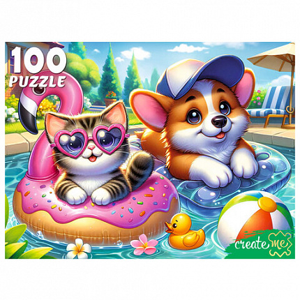 Пазл картонный "МАКСИ-ПАЗЛЫ", АССОРТИ, 180х125х40 мм, РК