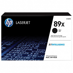 Картридж лазерный HP (CF289X) LaserJet Enterprise M507dn/x/528dn и др., №89X, оригинальный, ресурс 10000 страниц