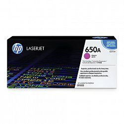 Картридж лазерный HP (CE273A) Color LaserJet Enterprise CP5525, №650A, пурпурный, оригинальный, ресурс 15000 страниц