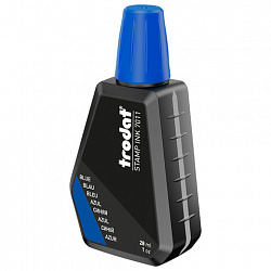 Краска штемпельная TRODAT 7011, синяя, 28 мл, на водной основе, 52973