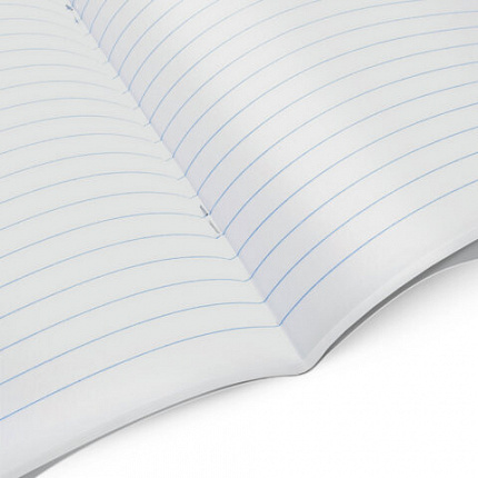 Тетрадь А5, 48 л., STAFF, скоба, линия, офсет №2 ЭКОНОМ, обложка картон, ТЕМНАЯ, 405629