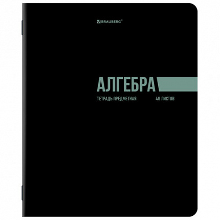 Тетради предметные, КОМПЛЕКТ 12 ПРЕДМЕТОВ, 48 л., обложка картон, BRAUBERG "КЛАССИКА BLACK", 405162