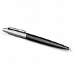 Ручка шариковая PARKER "Jotter Core Bond Street Black CT", корпус черный, детали хром, синяя, 1953184