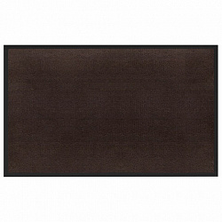 Коврик придверный 80х120 см, КОРИЧНЕВЫЙ, влаго-грязезащитный, 300 г/м2, рубчик, PRIMILA (ПРИМИЛА) STANDARD, 701016