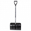 Лопата снеговая 54х37 см, пластиковая, алюминиевый черенок с V-ручкой 130 см, армирующая алюминиевая планка, № 13, №13