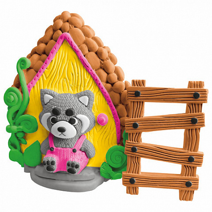 ПАННО ИЗ ГИПСА "СКАЗОЧНАЯ ДВЕРЦА", с красками и кистью для росписи, ассорти, BRAUBERG KIDS, 666013