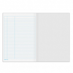 Книга учета 48 л., пустографка, обложка из мелованного картона, блок офсет, А4 200х290 мм, STAFF, 130212