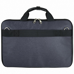 Сумка портфель BRAUBERG MODERN с отделением для ноутбука 15-16", откидная крышка, серая, 29х42х11 см, 270828