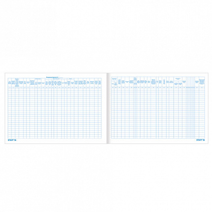 Журнал анализа топлива, 48 л., картон, офсет, А4 (292х200 мм), STAFF, 130266