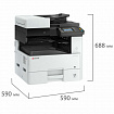 МФУ лазерное KYOCERA M4125idn "3 в 1", А3, 25 стр./мин., 100 000 стр./мес., ДУПЛЕКС, АПД, сетевая карта, 1102P23NL0