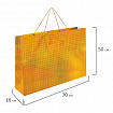 Пакет подарочный (1 шт.) 70x16x50 см, "BIG SIZE", голография, ассорти 3 цвета, ЗОЛОТАЯ СКАЗКА, 609732