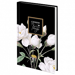 Ежедневник датированный 2026 145х215 мм, А5, STAFF, ламинированная обложка, "Розы", 117322